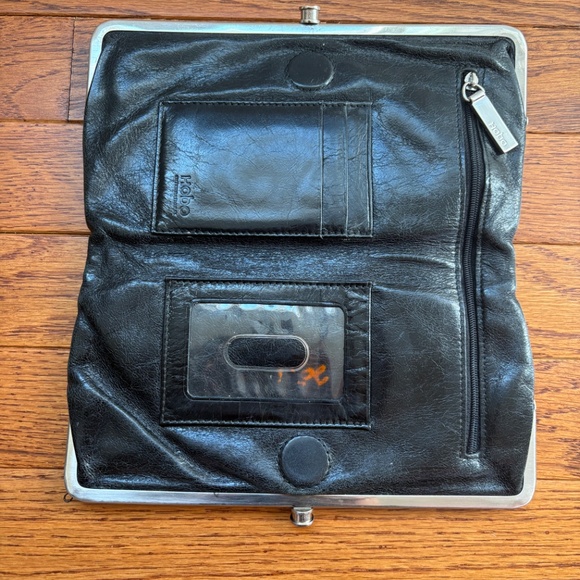 HOBO wallet, leather, black - Picture 3 of 5